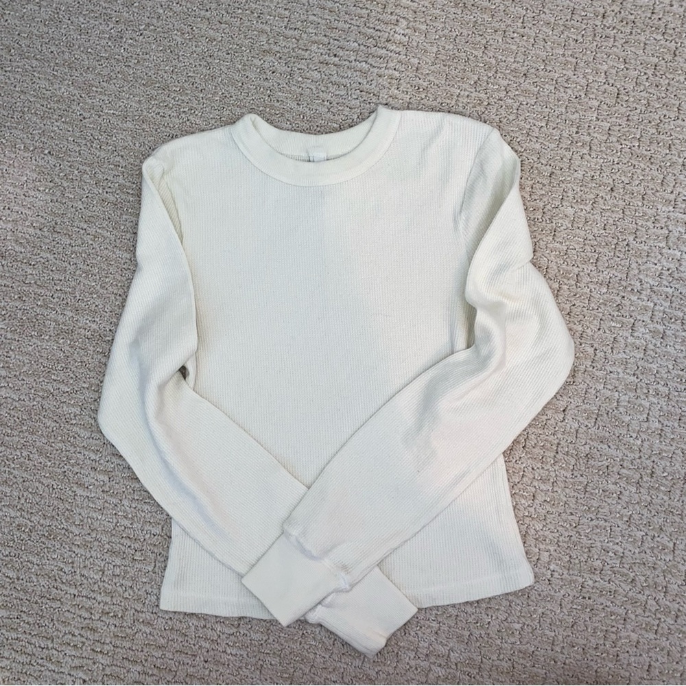 Skims waffle knit shirt